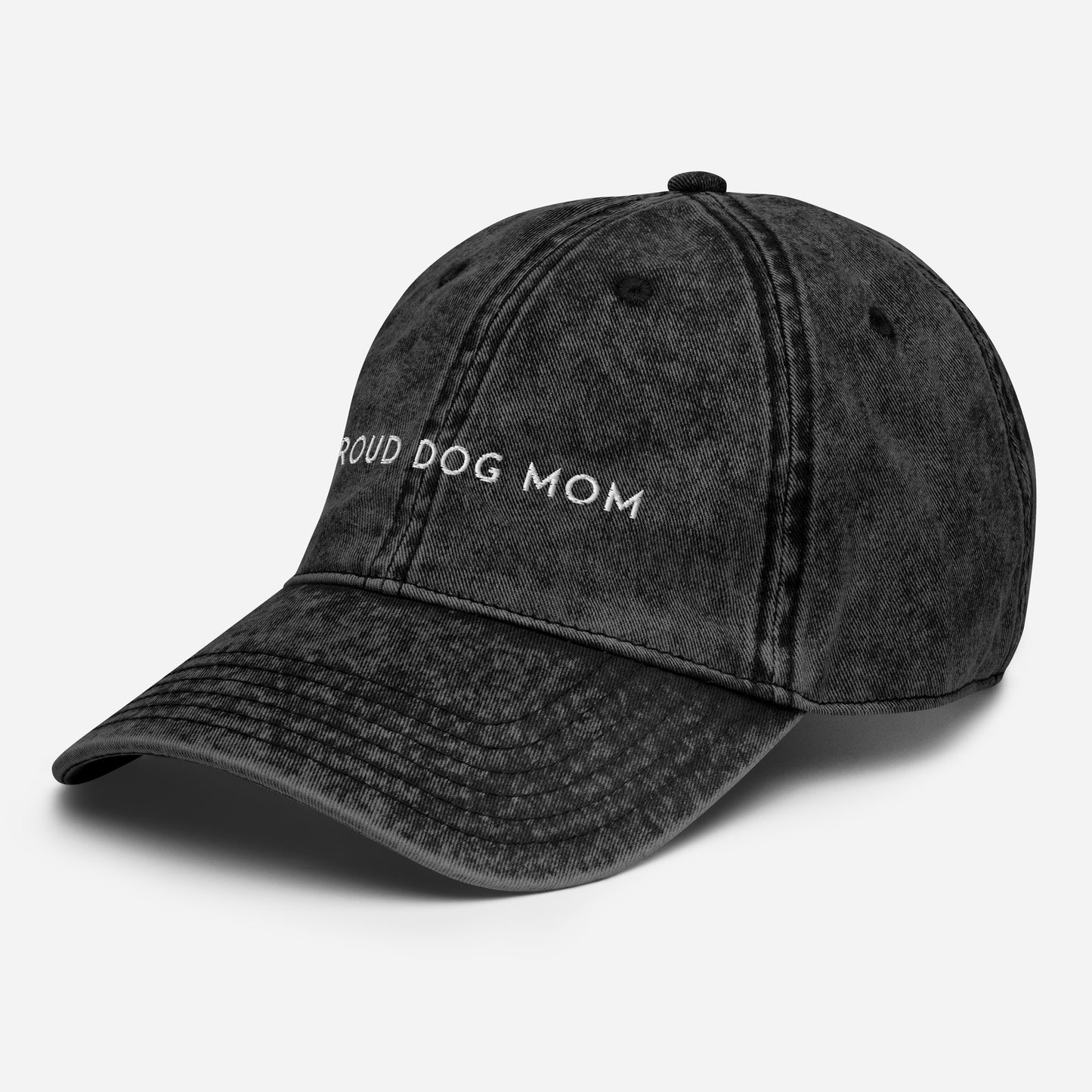 Proud Dog Mom - Vintage Cotton Cap