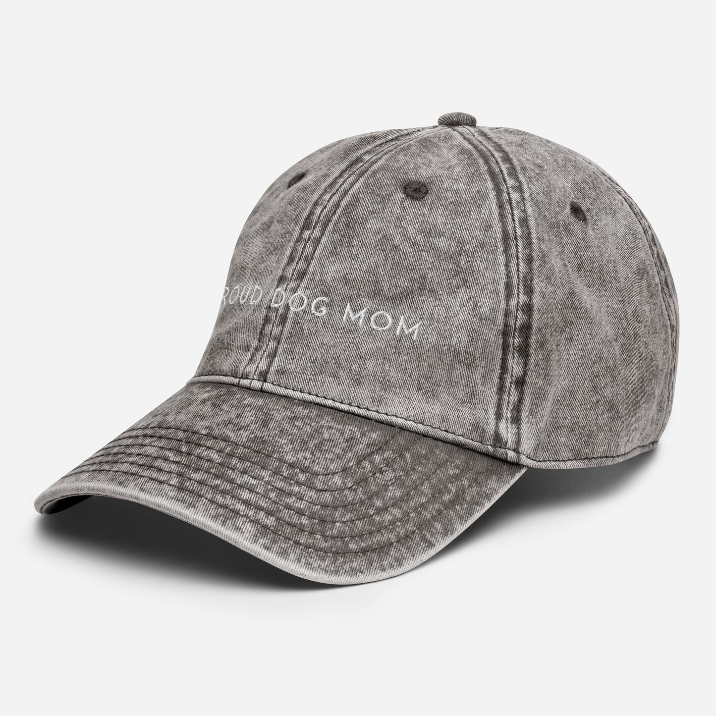 Proud Dog Mom - Vintage Cotton Cap