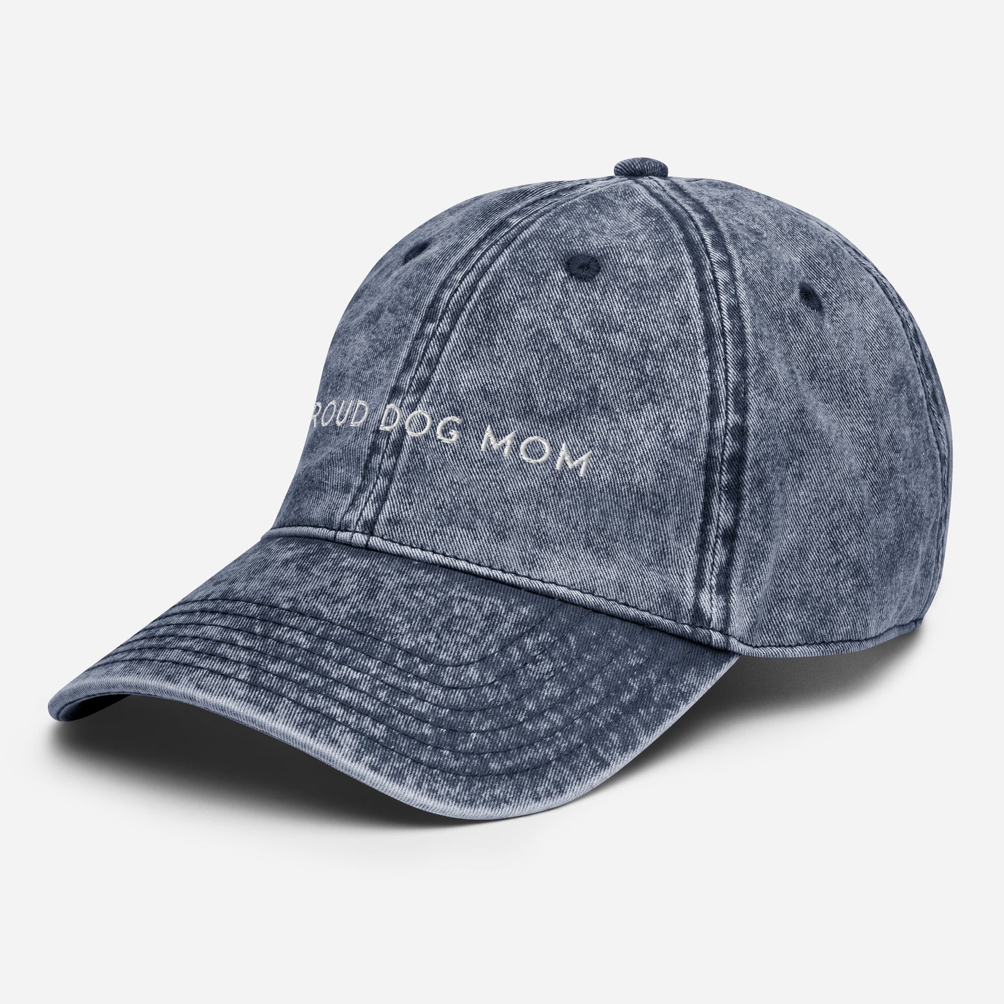 Proud Dog Mom - Vintage Cotton Cap