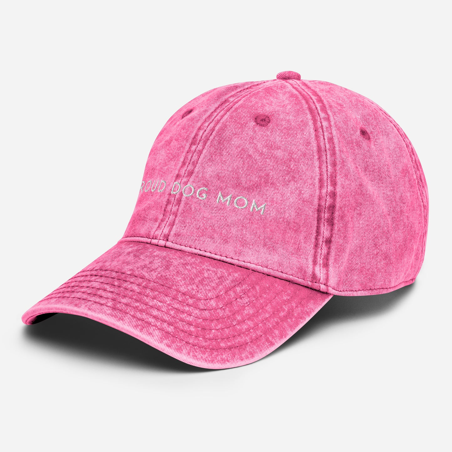 Proud Dog Mom - Vintage Cotton Cap