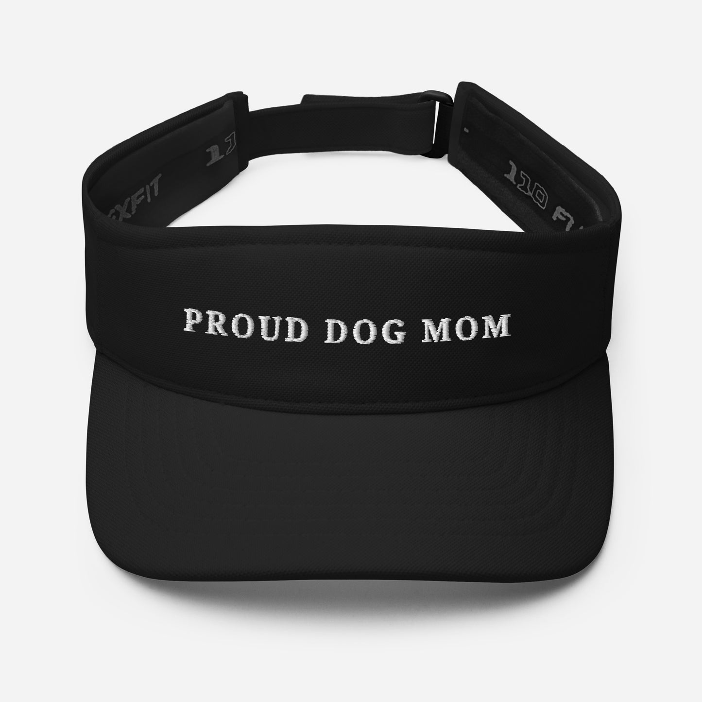 dog mom visor for sunny days Black